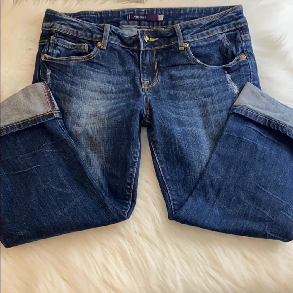 Vigoss capri pants size 7 crop‎ leg rolled